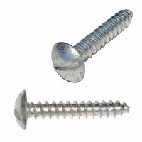#10 X 3/8" Truss Head, Slotted, Tapping Screw, Type A, Zinc